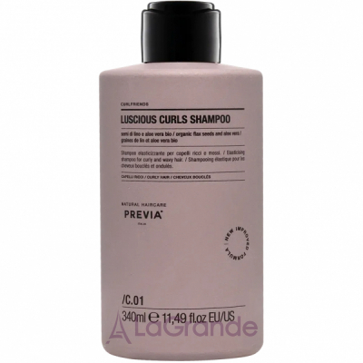 Previa Natural Haircare CurlFriends C.01 Luscious Curls Shampoo    