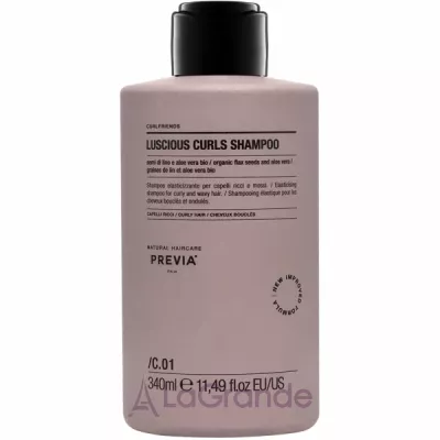 Previa Natural Haircare CurlFriends C.01 Luscious Curls Shampoo    