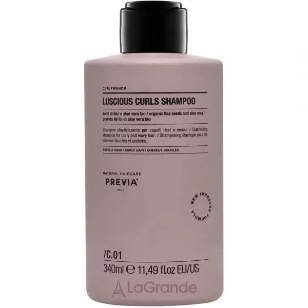 Previa Natural Haircare CurlFriends C.01 Luscious Curls Shampoo ������� ��� ��������������� �������