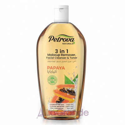 Petrova Naturals 3in1 Makeup Remover Papaya       
