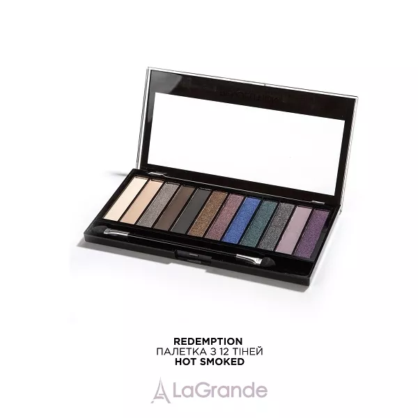 Makeup Revolution Redemption Eyeshadow Palette Hot Smoked ������� �� 12 ����� ��� ���