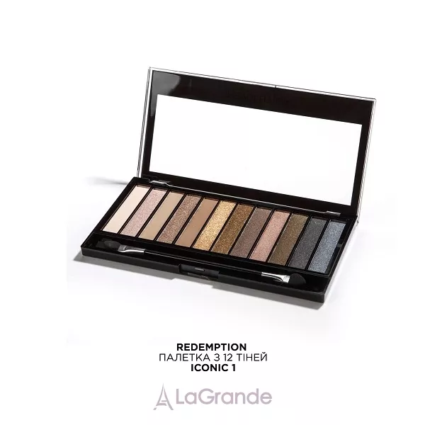 Makeup Revolution Redemption Eyeshadow Palette Iconic 1 ������� �� 12 ����� ��� ���