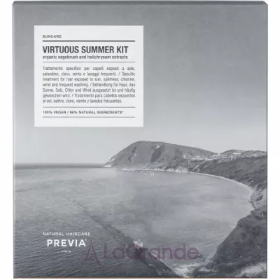 Previa Natural Haircare Suncare Virtuous Summer Kit   