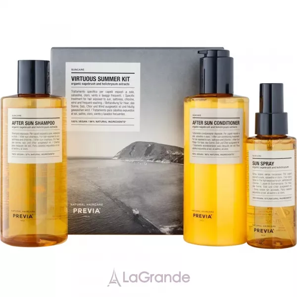 Previa Natural Haircare Suncare Virtuous Summer Kit ����� ��� �����