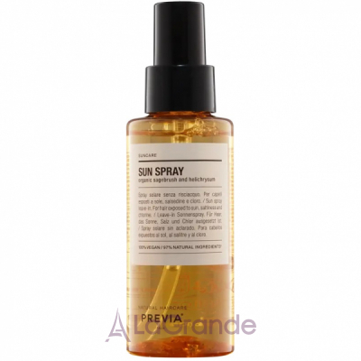 Previa Natural Haircare Suncare Sun Spray    