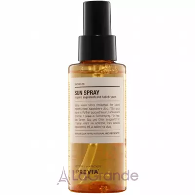 Previa Natural Haircare Suncare Sun Spray    