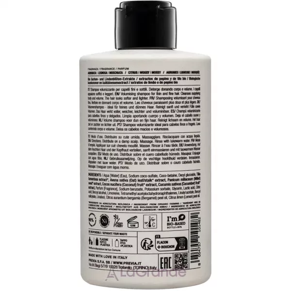 Previa Natural Haircare Volumising Bodifying Shampoo ������� ��� �������� ������