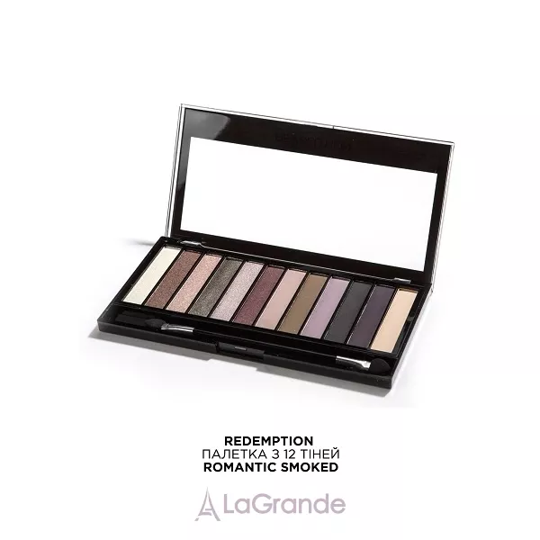 Makeup Revolution Redemption Eyeshadow Palette Romantic Smoked ������� �� 12 ����� ��� ���