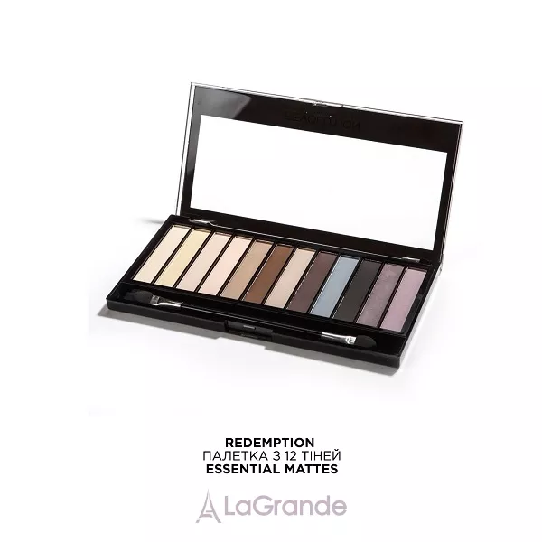 Makeup Revolution Redemption Eyeshadow Palette Essential Mattes ������� �� 12 ����� ��� ���