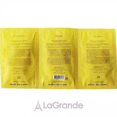 La'dor Perfumed Hair Treatment Pouch        (h/mask/3x9ml)