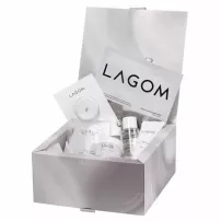 Lagom Kit Mini ����� ��� ����� �� ����� "���� �� ����" (Kaolin Mud Mask Blister 5g, Cleansing Oil Mini 23ml, Niacin Hydro Serum  10 ml, Cellup Micro Foam Cleanser 30ml, Deep Moisture Cream 15ml, Aqua Cactus Mask 27 ml)