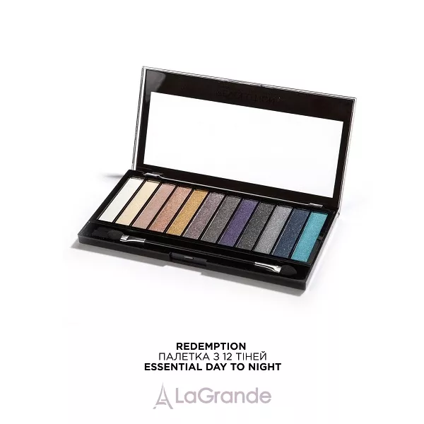 Makeup Revolution Redemption Eyeshadow Palette Day To Night ������� �� 12 ����� ��� ���