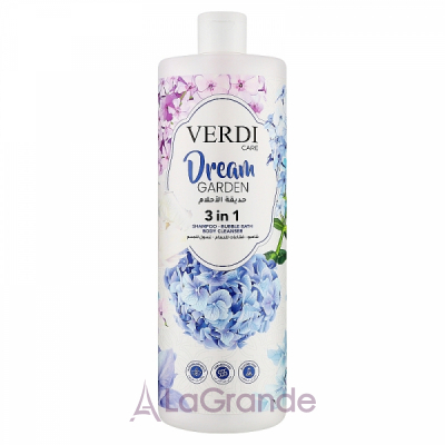 Verdi Care Dream Garden 3in1 Shampoo Bubble Bath Body Cleanser    31 