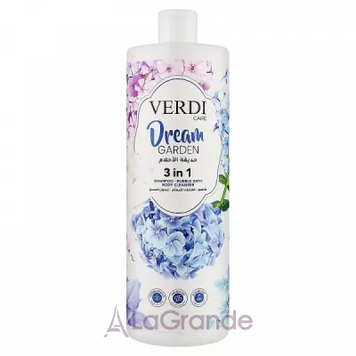 Verdi Care Dream Garden 3in1 Shampoo Bubble Bath Body Cleanser    31 