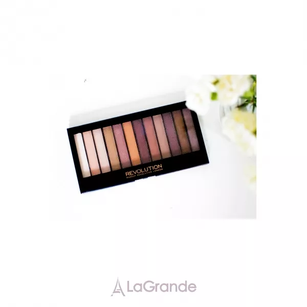 Makeup Revolution Redemption Eyeshadow Palette Essential Shimmers ������� �� 12 ����� ��� ���