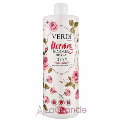 Verdi Care Morning Blooms 3in1 Shampoo Bubble Bath Body Cleanser    31 