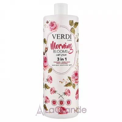Verdi Care Morning Blooms 3in1 Shampoo Bubble Bath Body Cleanser    31 