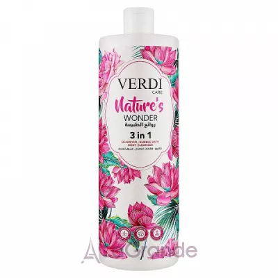 Verdi Care Nature's Wonder 3in1 Shampoo Bubble Bath Body Cleanser    31 