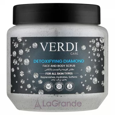 Verdi Care Diamond Detoxifying Face And Body Scrub -    