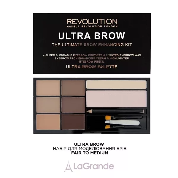 Makeup Revolution Ultra Brow Palette ����� ��� ������������� ������