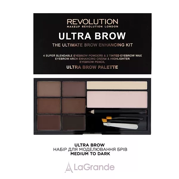 Makeup Revolution Ultra Brow Palette ����� ��� ������������� ������