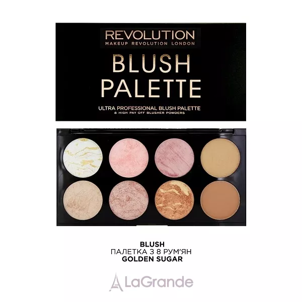 Makeup Revolution Ultra Blush Palette ������� � 8 ���'��