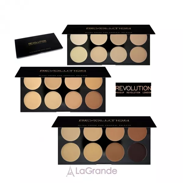 Makeup Revolution Ultra Cover And Conceal Palette ������� ���������� ��� ����