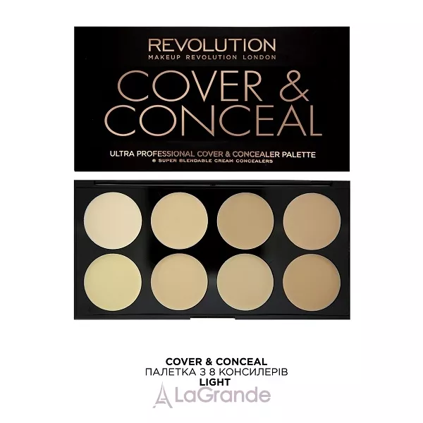 Makeup Revolution Ultra Cover And Conceal Palette ������� ���������� ��� ����