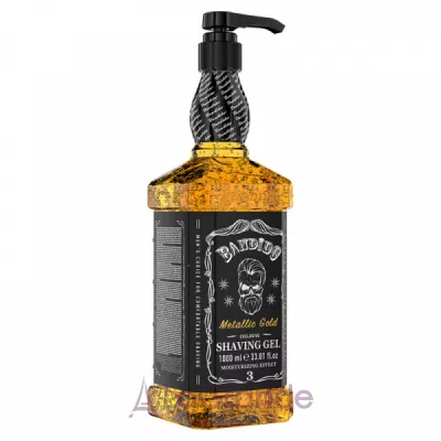 Bandido Shaving Gel Metallic Gold    