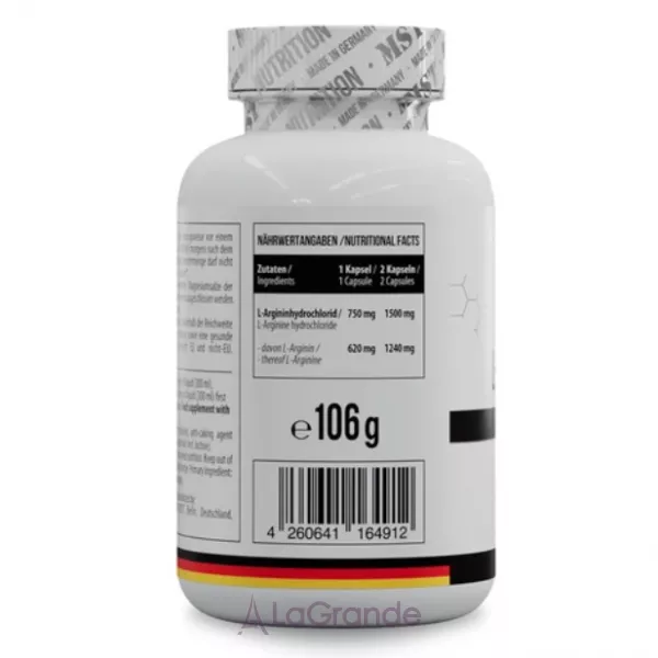 MST L-Arginine Vegetarian 1500 mg ������������ 