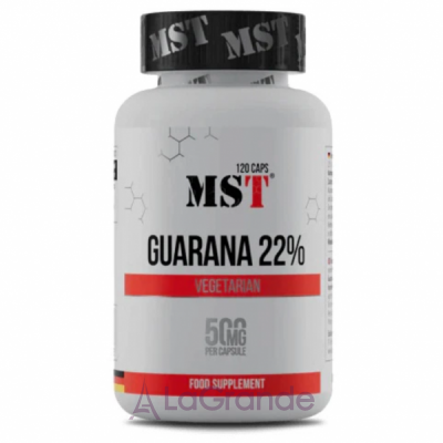 MST Guarana 22% Vegetarian 500 mg   
