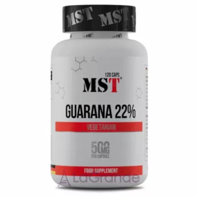 MST Guarana 22% Vegetarian 500 mg   