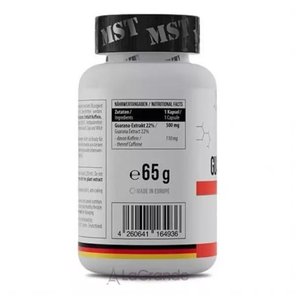MST Guarana 22% Vegetarian 500 mg ������� ������� 