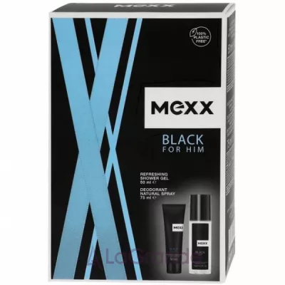 Mexx Black Man  ( 75  +    50 )