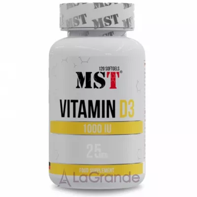 MST Vitamin D3 25 mcg (1000 IU) ³���� D3 MST 25 ��� (1000 ��) �'�� �������