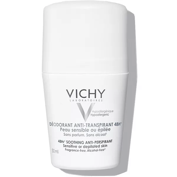 Vichy Deodorant Anti-Transpirant 48H Sensitive Or Depilated Skin ��������� ����������-�������������� 