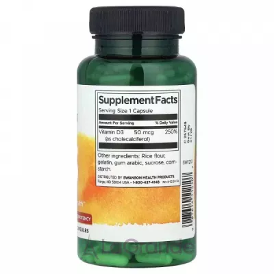 Swanson Vitamin D3 2000 IU   