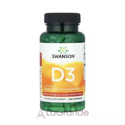Swanson Vitamin D3 2000 IU   