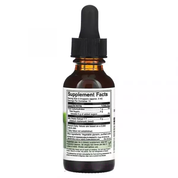 Swanson Milk Thistle Liquid Extract ĳ������ ������� 
