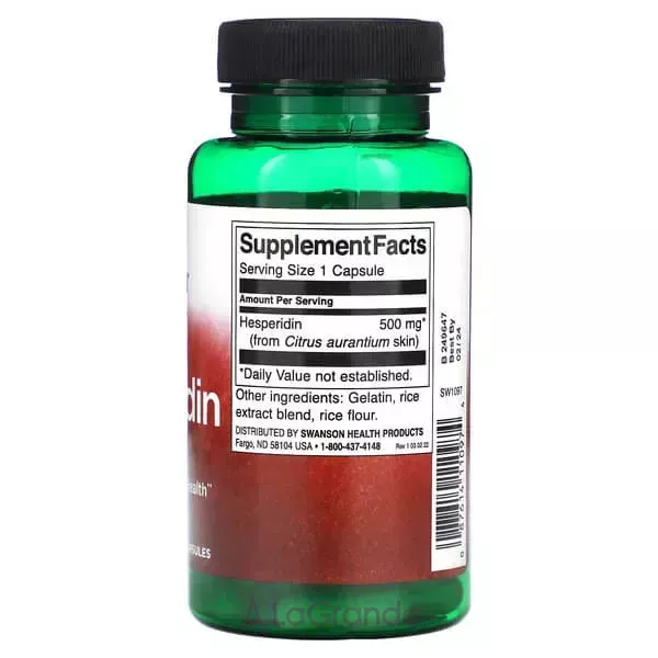 Swanson Hesperidin 500 mg ĳ������ ������� 
