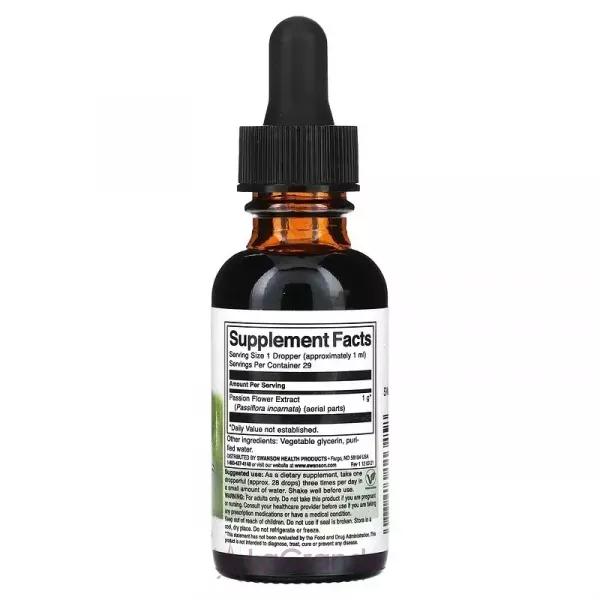 Swanson Passion Flower Liquid Extract ĳ������ ������� 