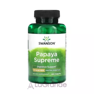 Swanson Papaya Supreme 50 mg ĳ     