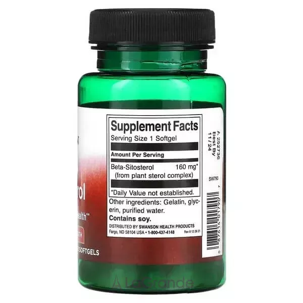 Swanson Beta-Sitosterol 160 mg ĳ������ ������� 