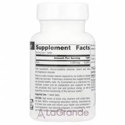 Source Naturals Biotin 5000 mcg   