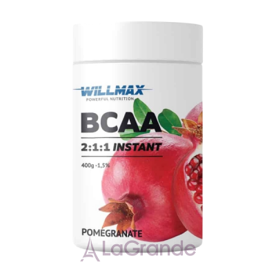 Willmax BCAA 2:1:1 Instant Pomergranate     