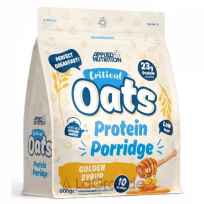 Applied Nutrition Critical Oats Protein Porridge Golden Syrup   