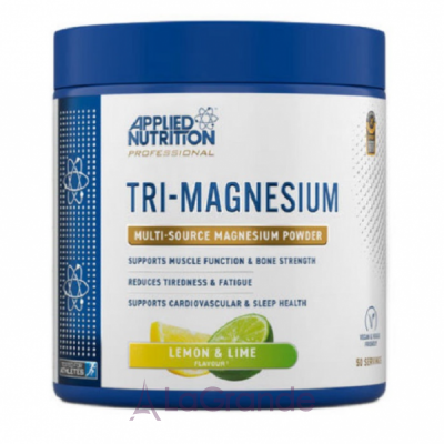 Applied Nutrition Tri-Magnesium Powder Lemon Lime   Tri-Magnesium 