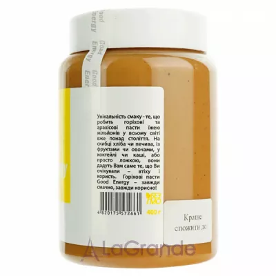 Good Energy Hazelnut Butter + Honey    