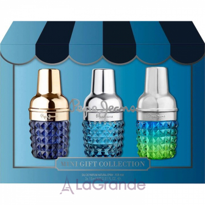 Pepe Jeans Pepe Jeans for Him Miniature Set ����� (����� (��������� ���� Life Is Now 15 �� + ��������������� ���� Cocktail Edition 15 �� + ��������� ���� Celebrate 15 ��)