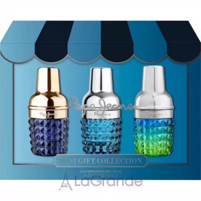 Pepe Jeans Pepe Jeans for Him Miniature Set ����� (����� (��������� ���� Life Is Now 15 �� + ��������������� ���� Cocktail Edition 15 �� + ��������� ���� Celebrate 15 ��)